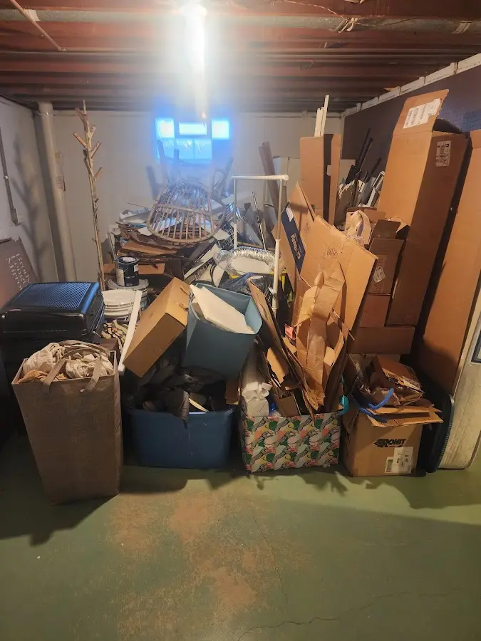 Roll-off dumpster container at job site for Construction Dumpster Rental in Byron